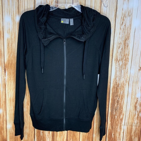 Zella Tops - Zella Full Zip Up Hoodie Black Soft Size XS